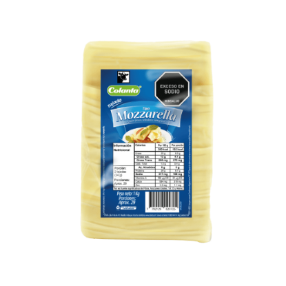Queso Tipo Mozzarella Colanta Tajado X 1000 g