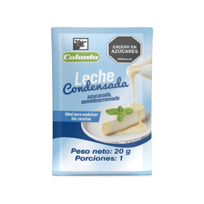 Leche Condensada Colanta Sachet X 20 g 