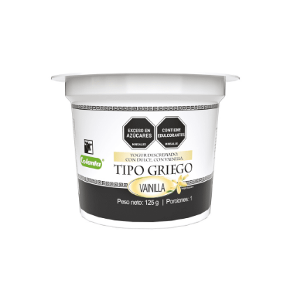 Yogur Griego Vainilla Colanta X 125 g 