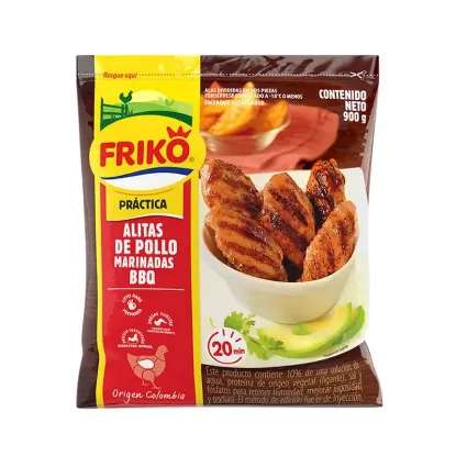 Alitas de Pollo Congeladas BBQ Friko Bolsa