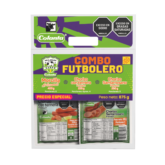 Combo futbolero Colanta x 875 g