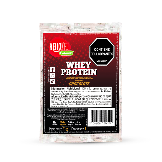 Whey Protein Chocolate Hello! Fit X 31 g